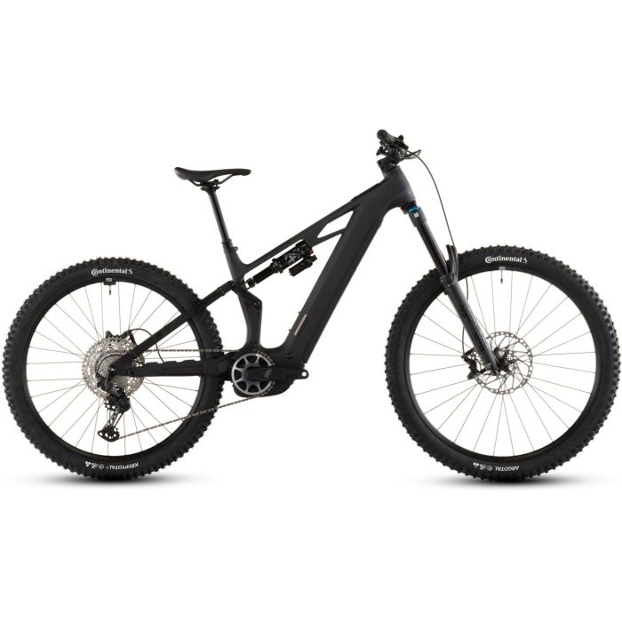 Cube Stereo Hybrid ONE77 HPC SLX 800 Full Suspension e-Bike - 2026 - Blackline, L