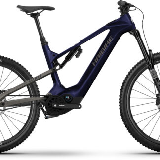 Haibike ALLMTN CF 10 TRN/IQ Full Suspension Electric Mountain Bike LARGE / 44CM midnight blue/grey - gloss - Cycles UK