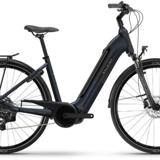 Raleigh Motus Derailleur Gear Electric Hybrid Bike L / 56CM Nightblue Gloss - Cycles UK