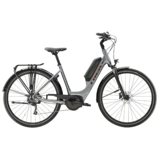 Trek Verve+ 1 Lowstep DT 500WH Electric Bike 2023 Galactic Grey